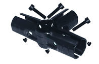 Usura-resistenza nera a quattro vie dei giunti/connettori di tubo del metallo
